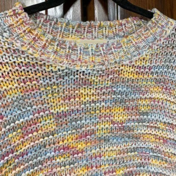 NWT Rag Poets confetti cream crewneck sweater XS - Picture 6 of 15